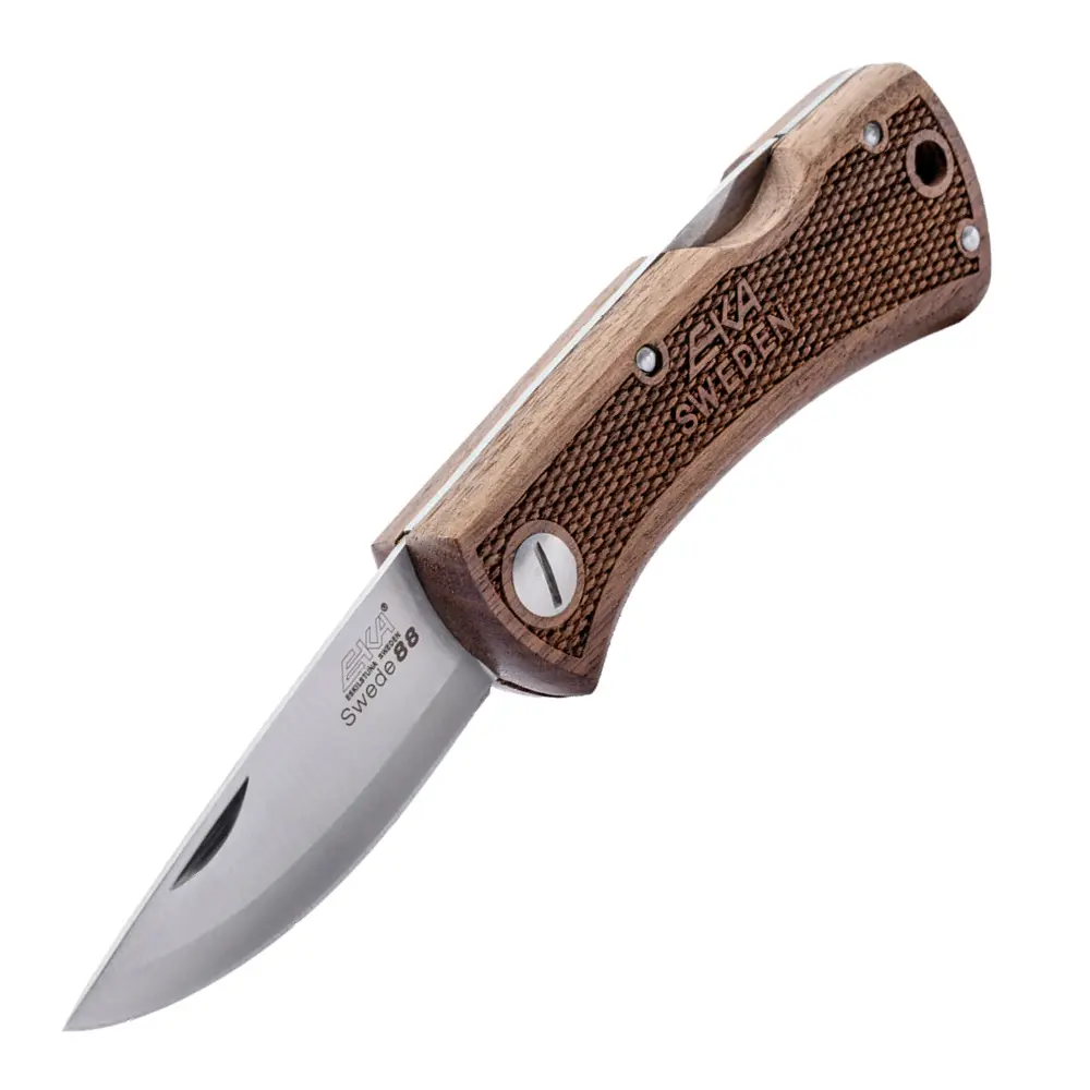 EKA Swede 88 foldekniv 7,5 cm valnøtt