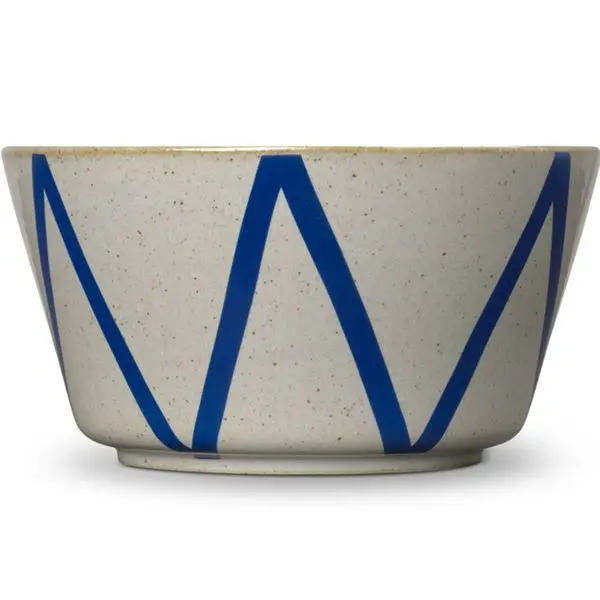 Lyngby Porcelæn DAN-Ild skål ø21 cm zigzag