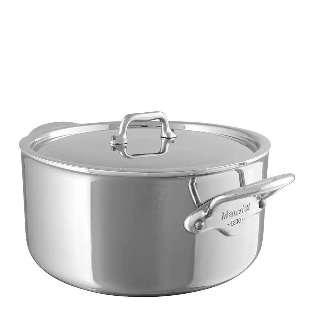 Mauviel Cook Style gryte 3,2 L med lokk stål