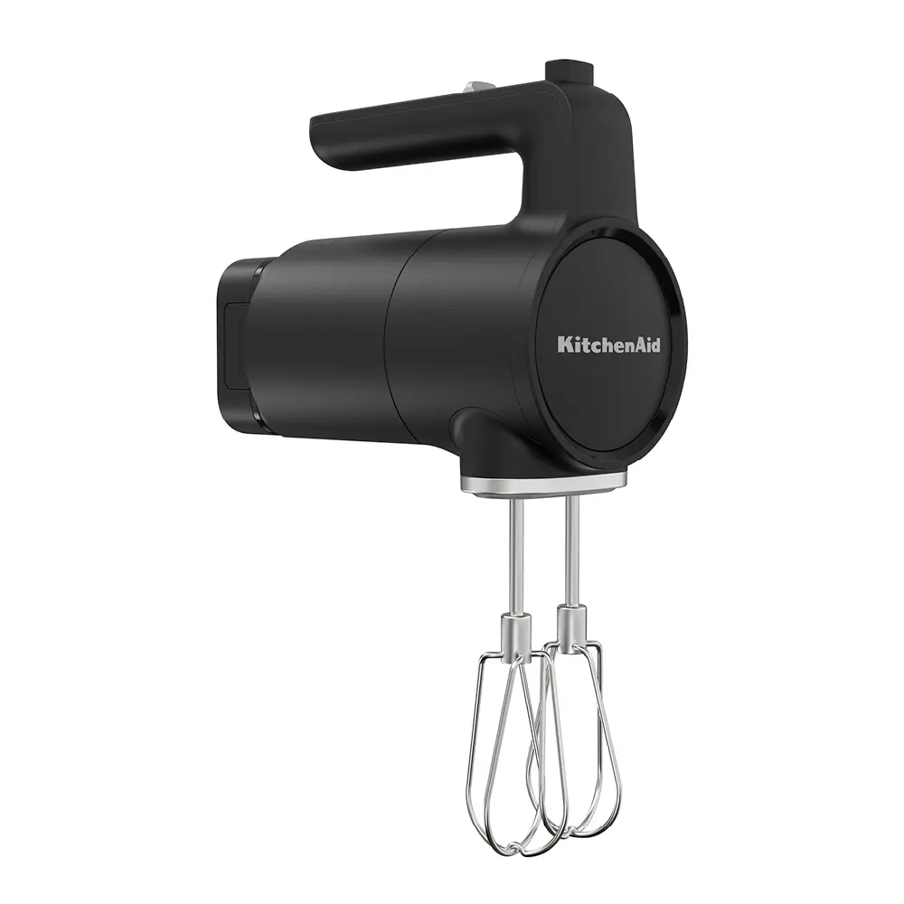 KitchenAid Go Cordless håndmikser 5KHMR762BM m/ batteri matt svart