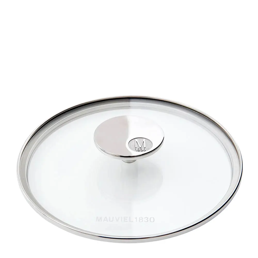 Mauviel M'360 glasslokk 28 cm klar/stål