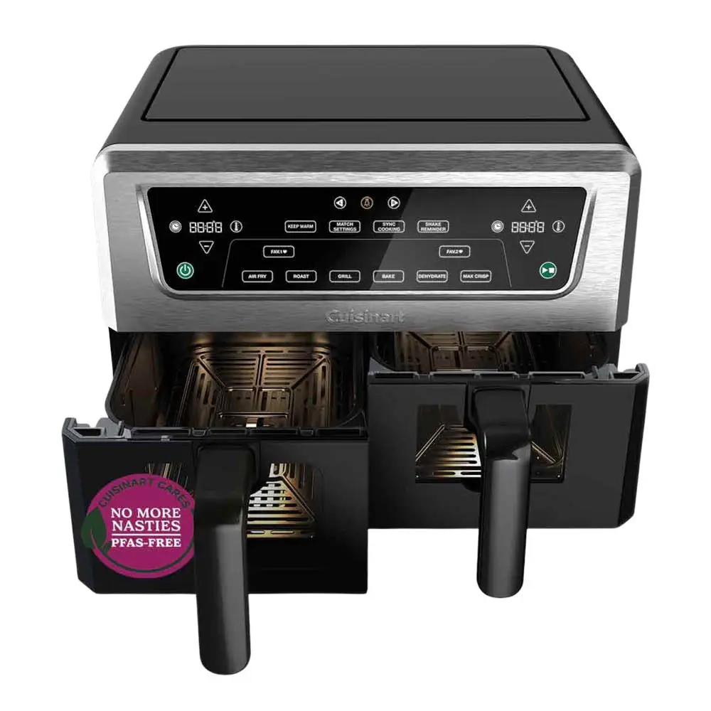 Cuisinart AirTwin airfryer AFD10XSSE 10,4L 2400W rustfritt stål