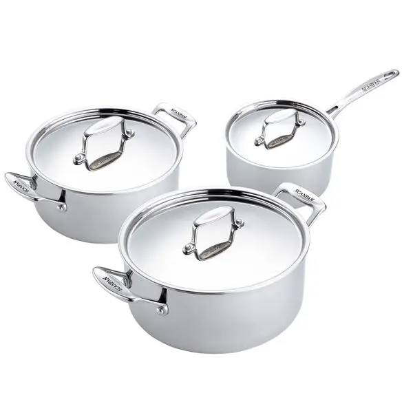 Scanpan Fusion 5 kasserollesett 3 deler