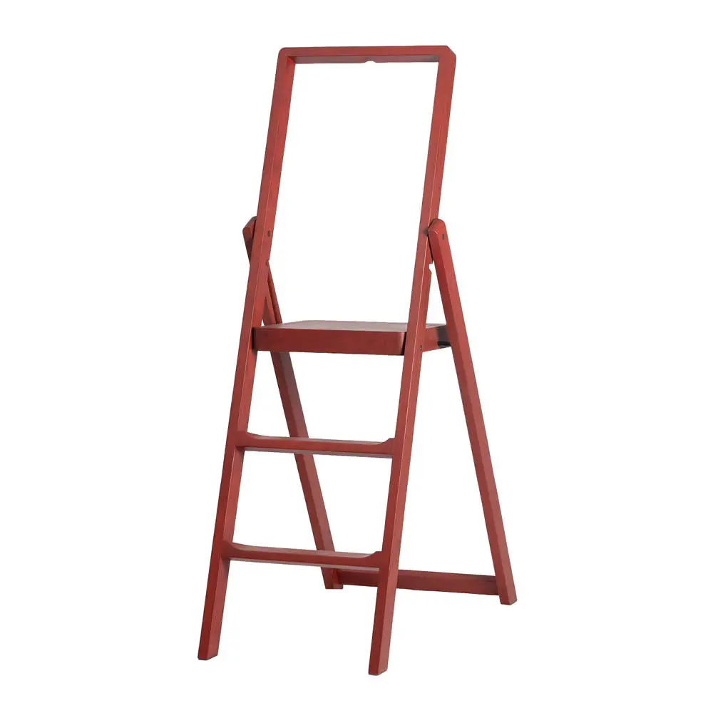 Design House Stockholm Trappestige i eik 45x132 cm rød