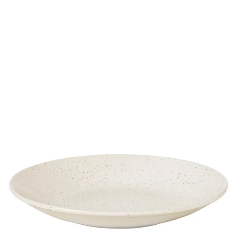 Broste Copenhagen Nordic Vanilla pastatallerken 29 cm kremhvit