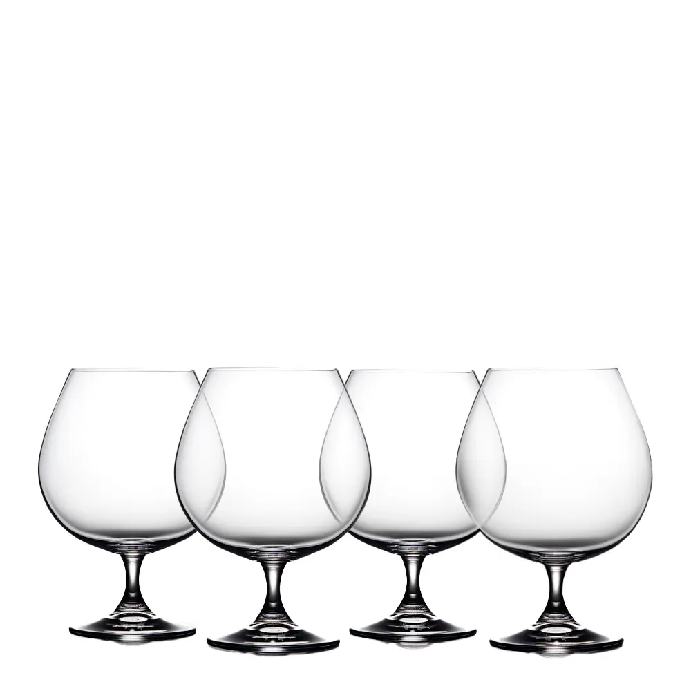 Lyngby Glas Juvel cognacsglass 69 cl 4 stk klar