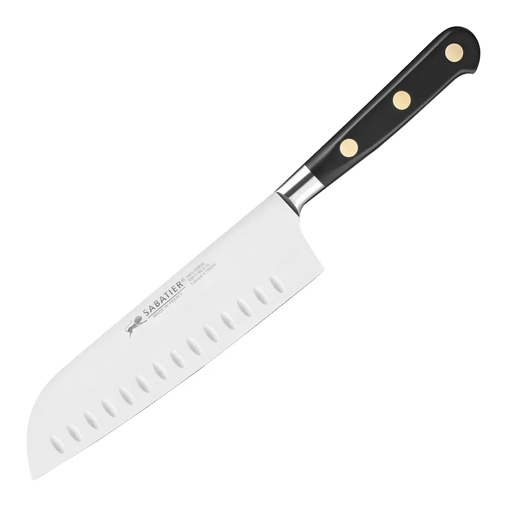 Sabatier Ideal santokukniv 18 cm stål/svart