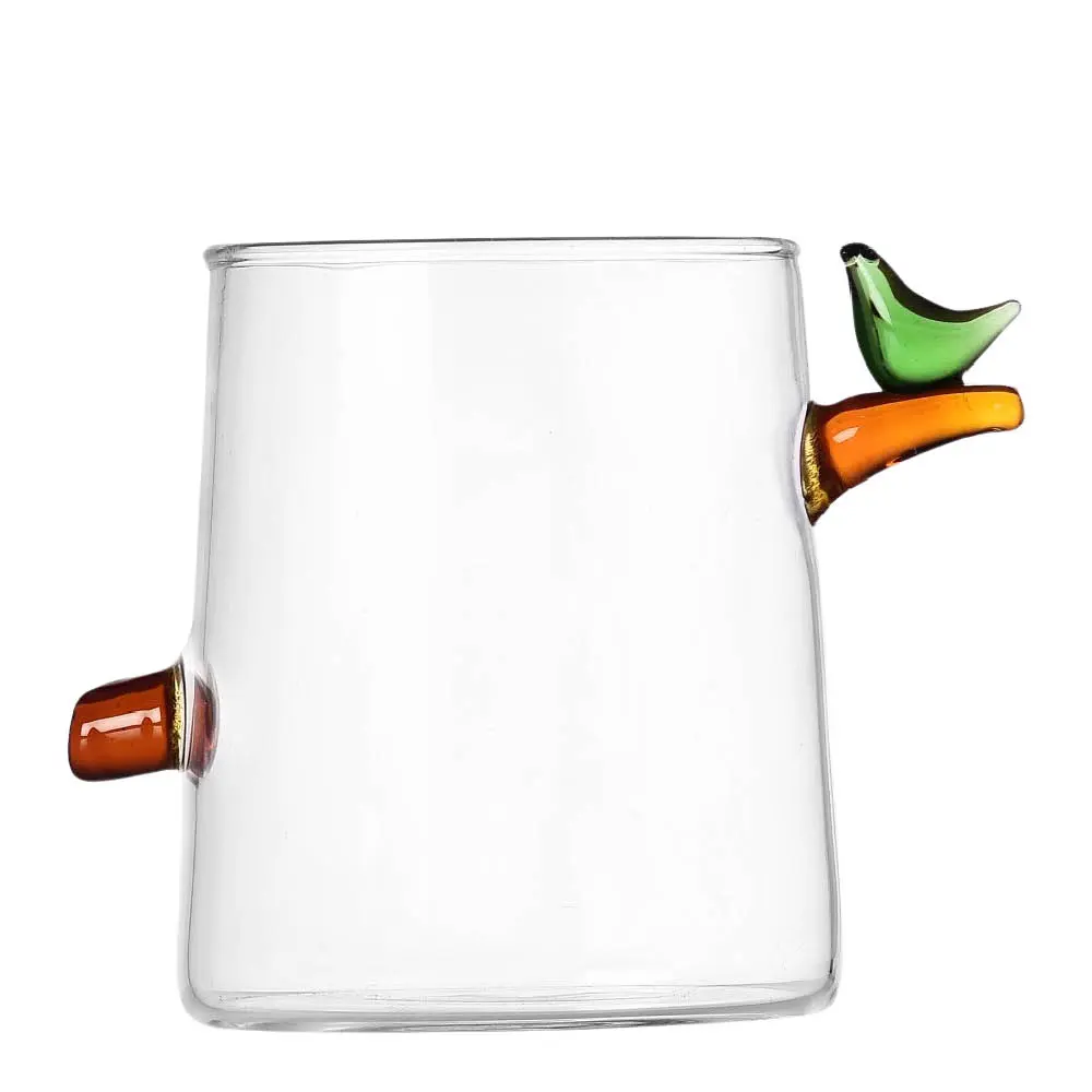 Ichendorf Milano Birds glass 32 cl fugl grønn