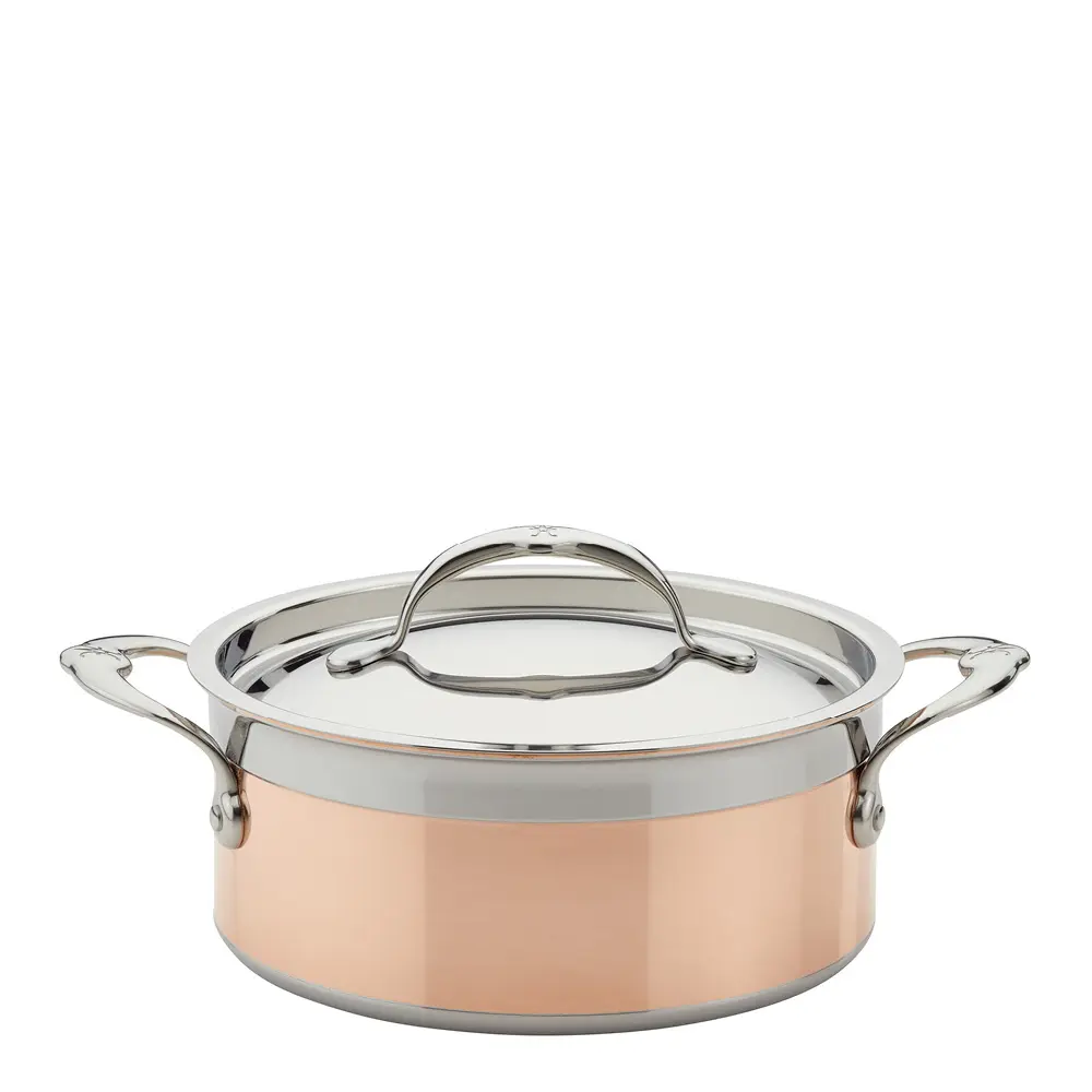Hestan Copperbond gryte med lokk 2,8L kobber