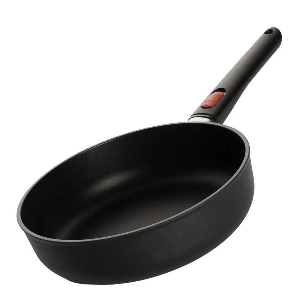 Woll ECO Lite QXR sautèpanne 24 cm avtagbart håndtak svart