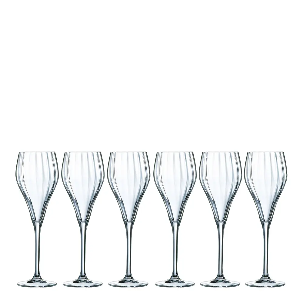 Chef & Sommelier Symetrie champagneglass 6 stk 16 cl klar