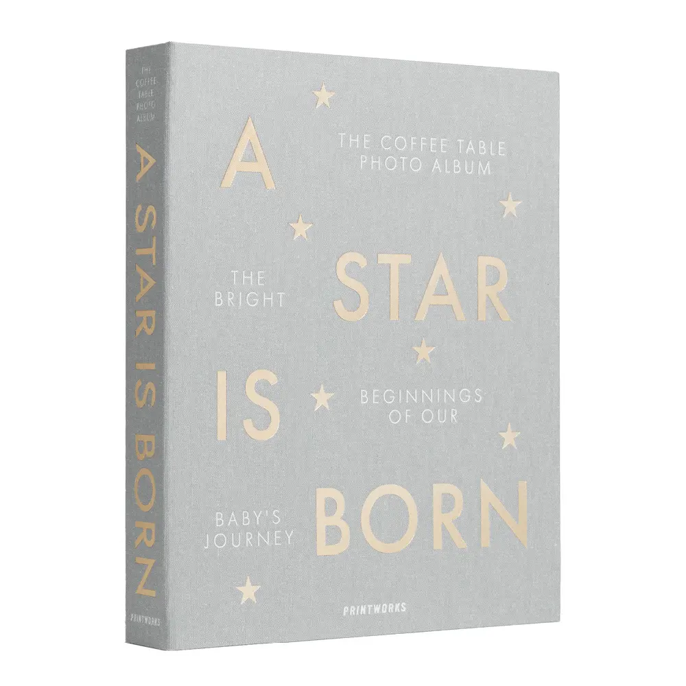 Printworks Fotoalbum A Star Is Born babyalbum grå