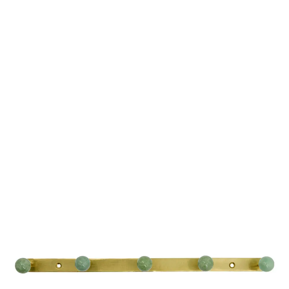 House Doctor Ball knaggrekke 35x2x5 cm aqua