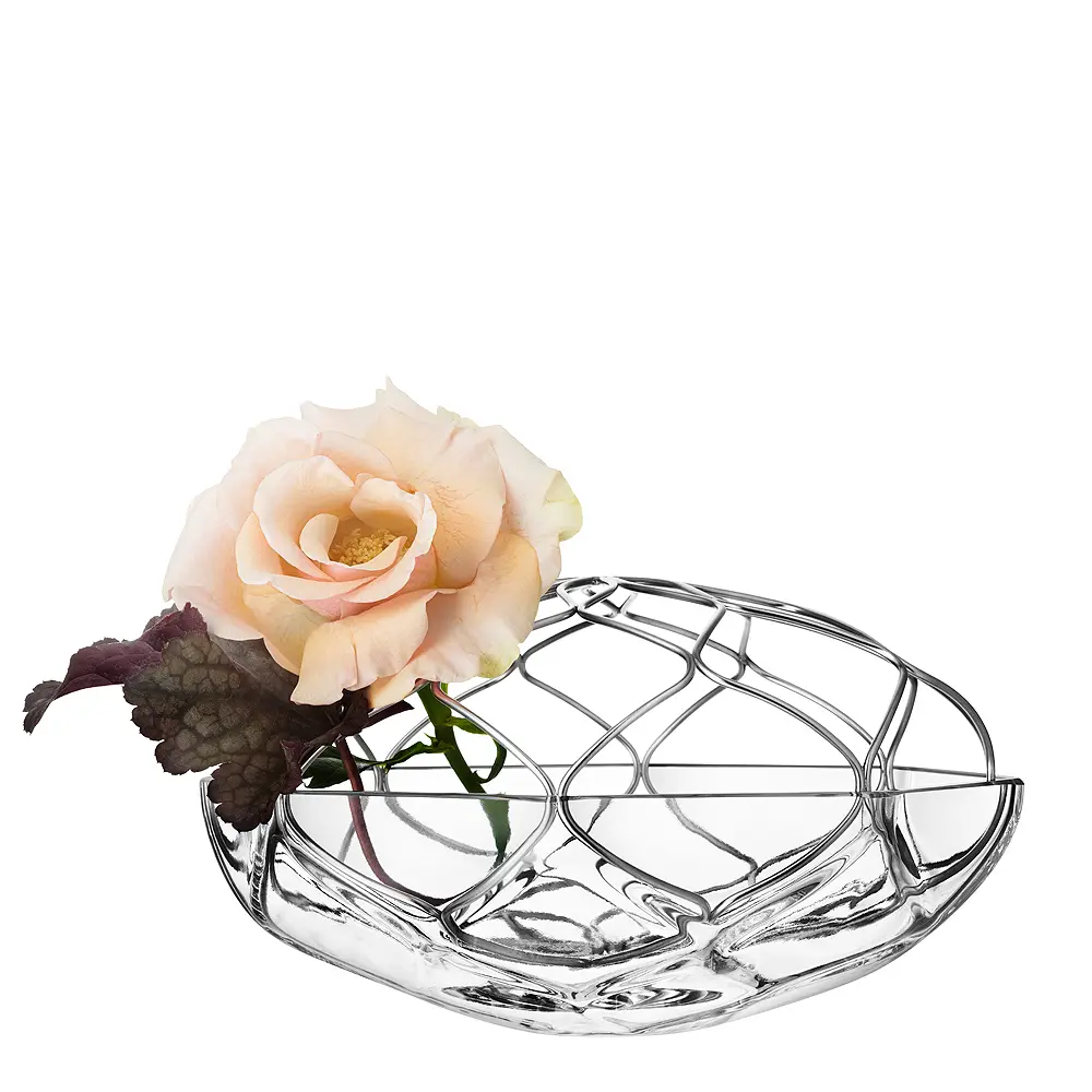 Kosta Boda Bloom klarglass vase 23x12,5 cm