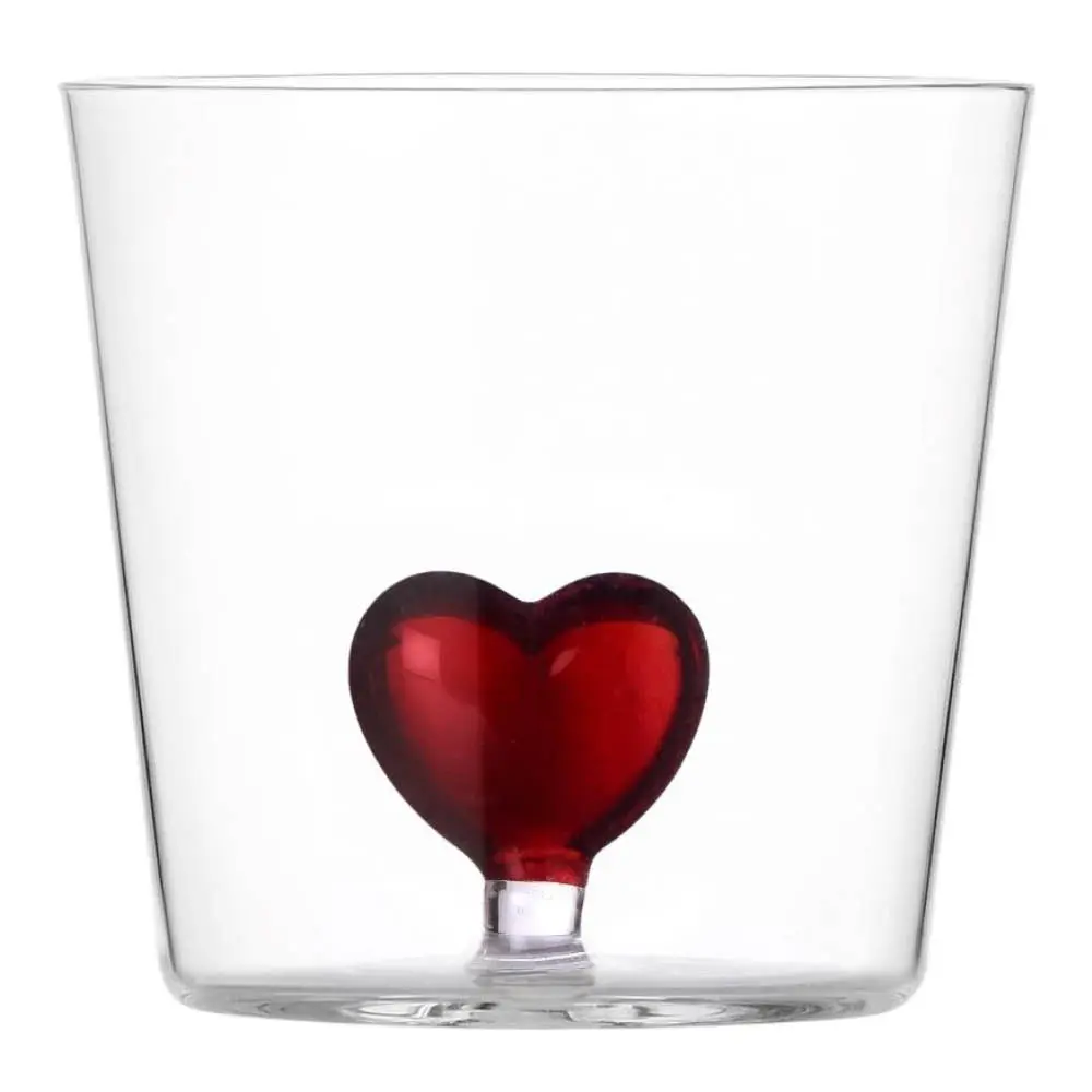 Ichendorf Milano Cuore vannglass 35 cl hjerte rød