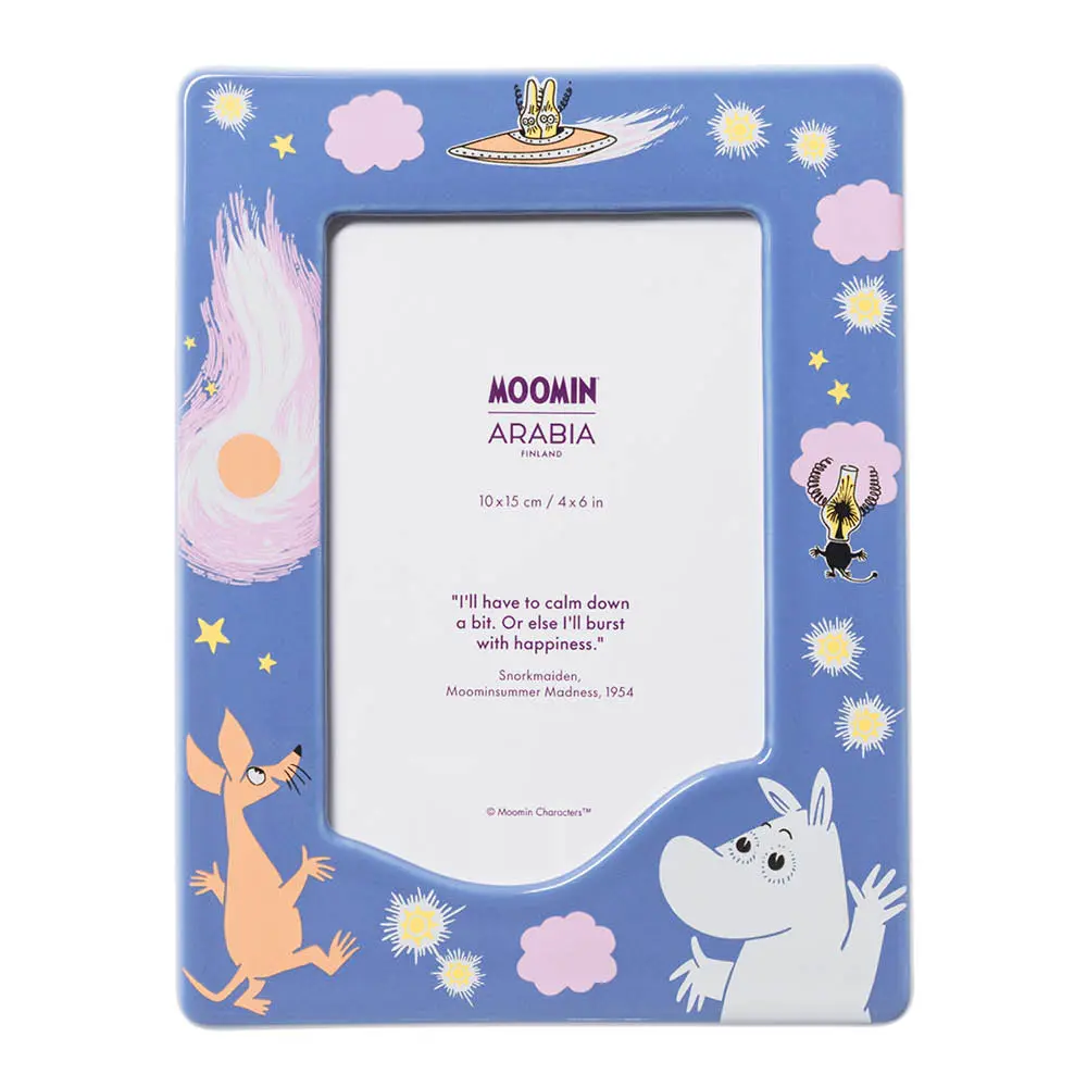 Moomin Arabia Mummi fotoramme 10x15 cm Romeventyr blå