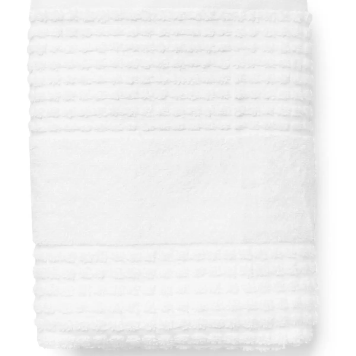 Juna Check håndkle 50x100 cm hvit