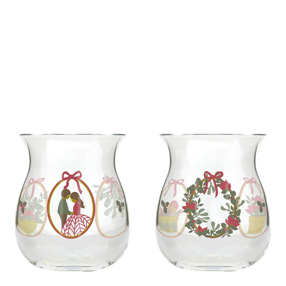Holmegaard Julelyslykt 2025 7,5 cm 2 stk