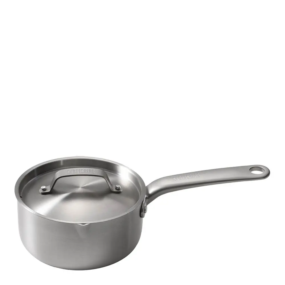 Skottsberg Kasserolle med lokk 16 cm/1,5L rustfritt stål