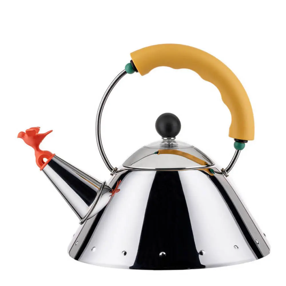 Alessi Kettle vannkjele 1L bird gul