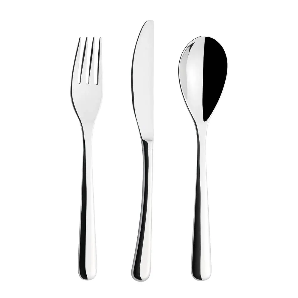 iittala Piano dessertsett 12 deler blank