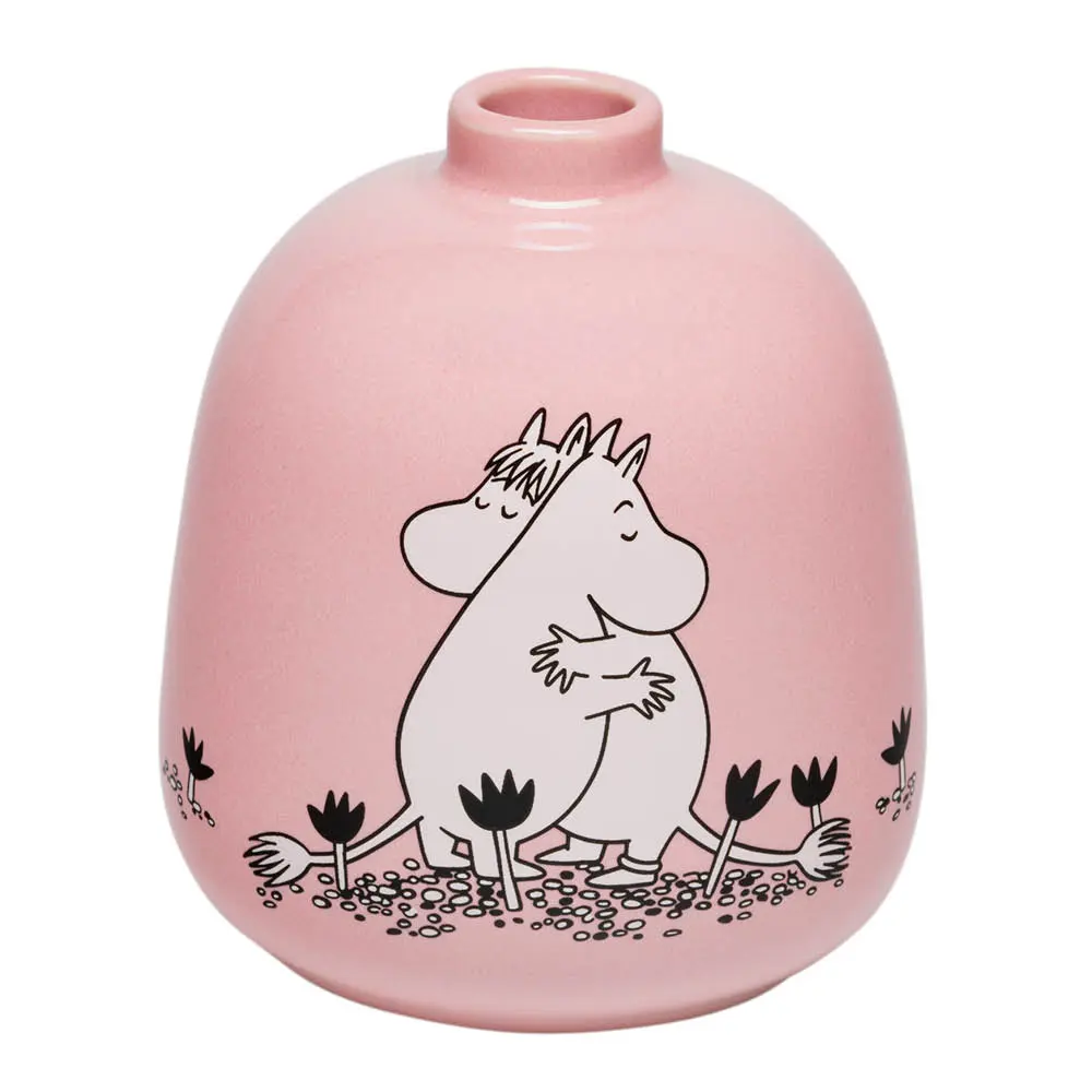 Moomin Arabia Mummi vase 8,3 cm Kjærlighet rosa