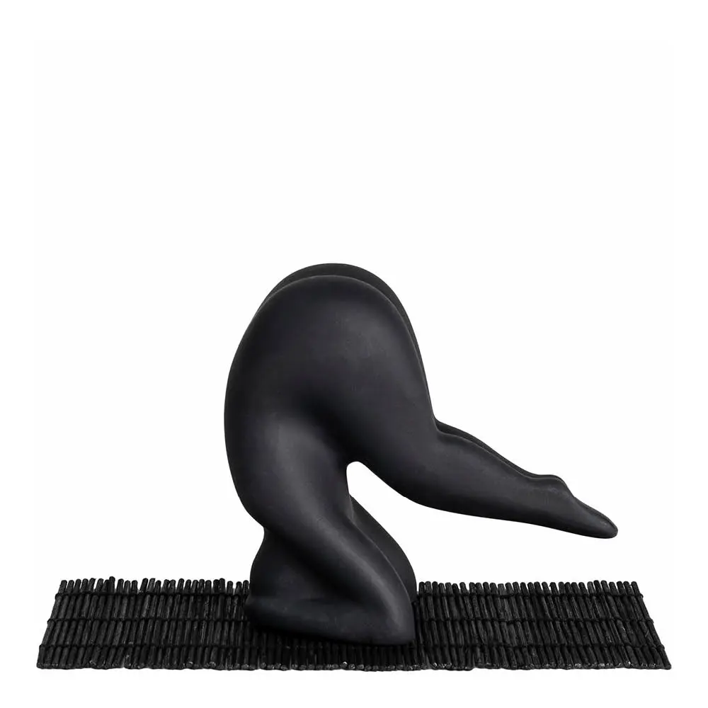 Design House Stockholm Lisa Larson Yoga no 1 figur 10 cm svart