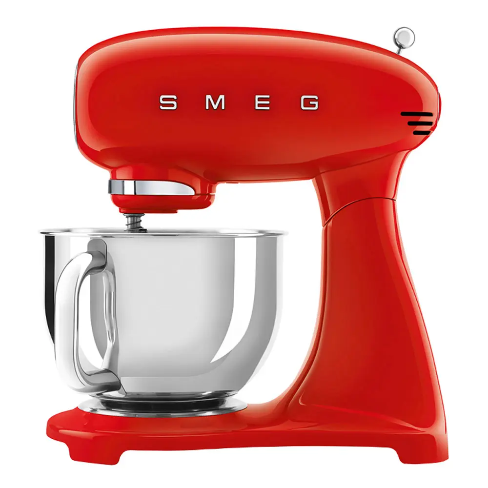 Smeg Kjøkkenmaskin SMF43RDIT 4,8L rød med glasskål