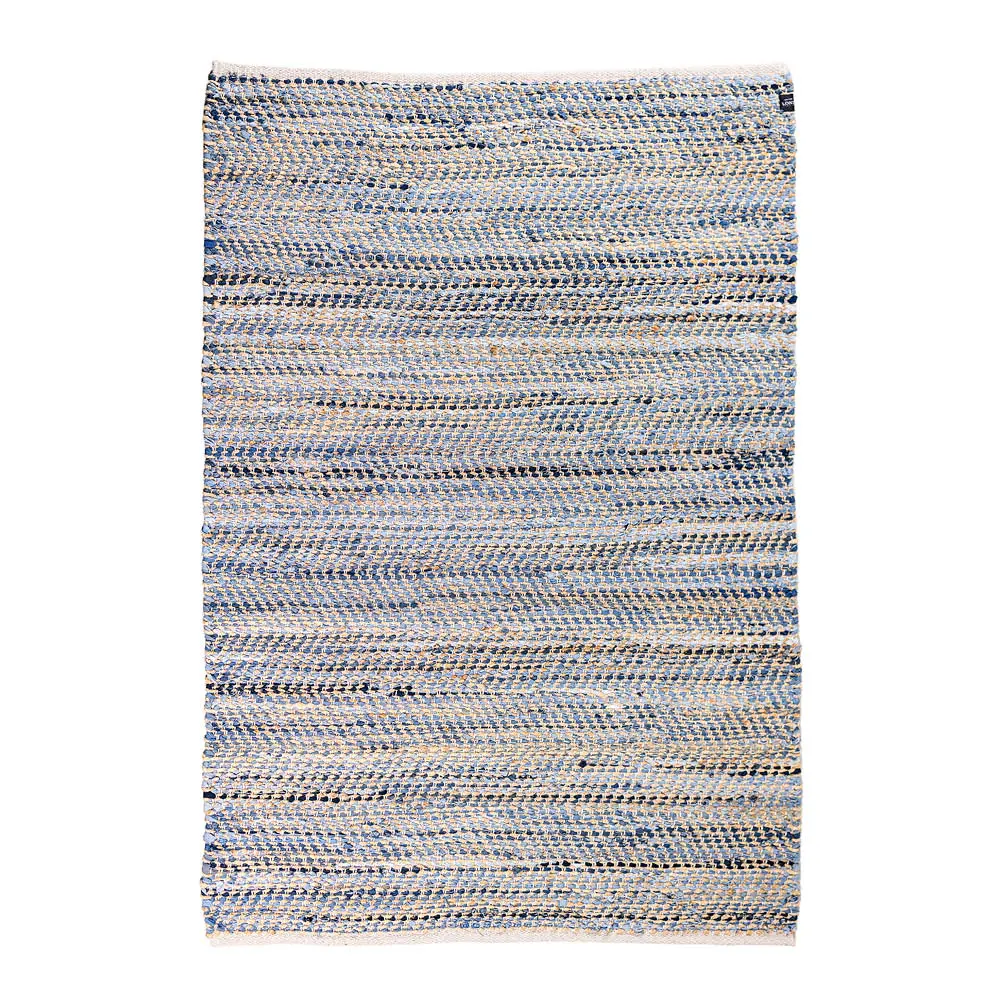Lone Tepper Bay denim ryeteppe 160x230 cm denimblå