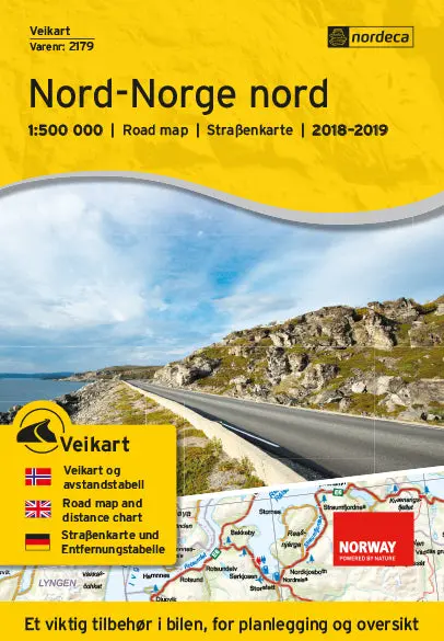 Veikart Nord-Norge Nord