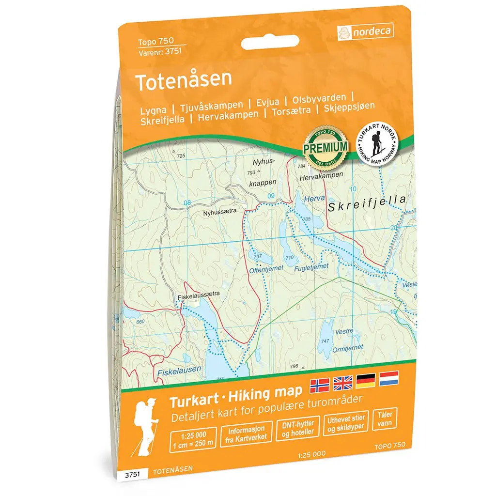 Totenåsen Topo 750 Turkart