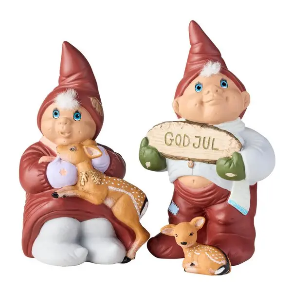 Nissepar Elvin & Emmelie 13,5 cm årsnisse 2025