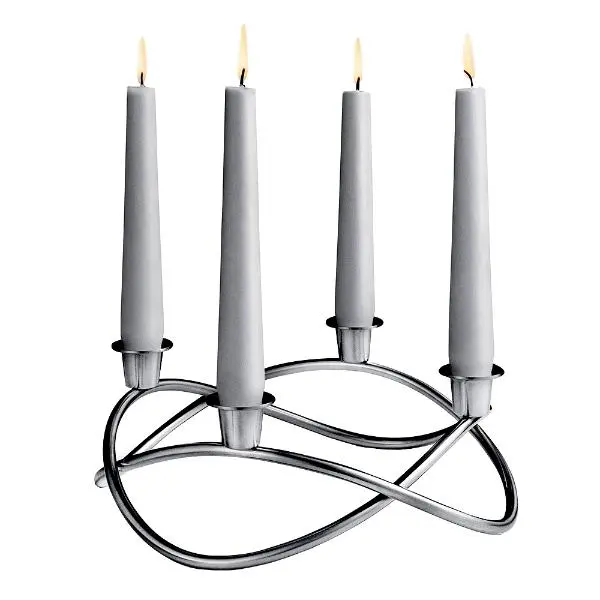Season advent lysestake 26 cm matt stål