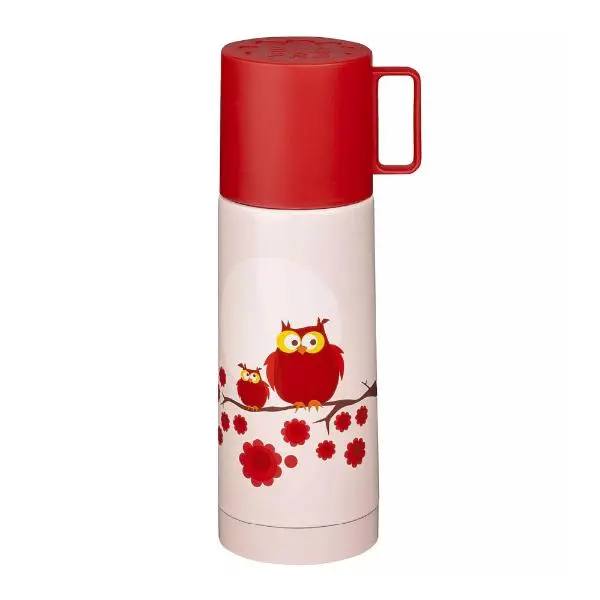 Ugle termos rød 350 ml