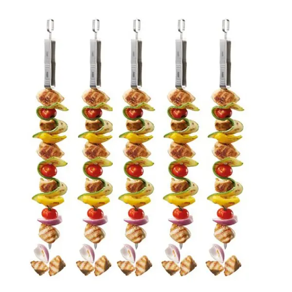 BBQ grillspyd 45,2 cm 5 stk stål