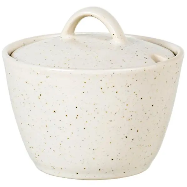 Nordic Vanilla sukkerskål m/lokk kremhvit