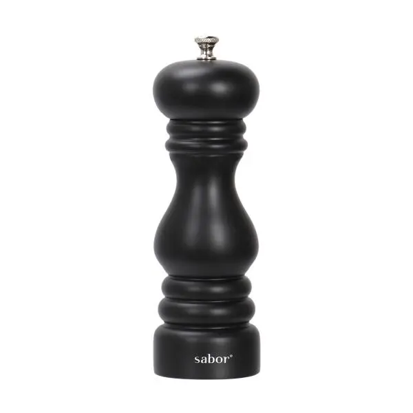 Pepperkvern 20 cm matt svart