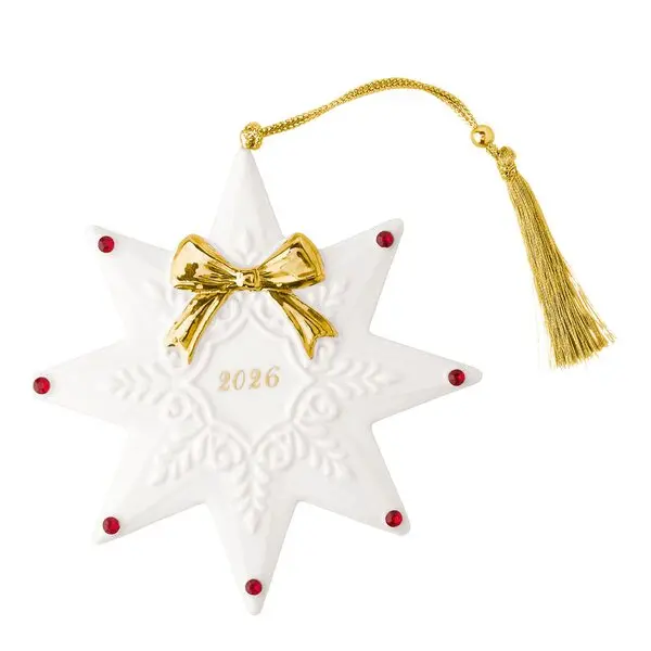 Christmas Classic ornament stjerne 2026 gull