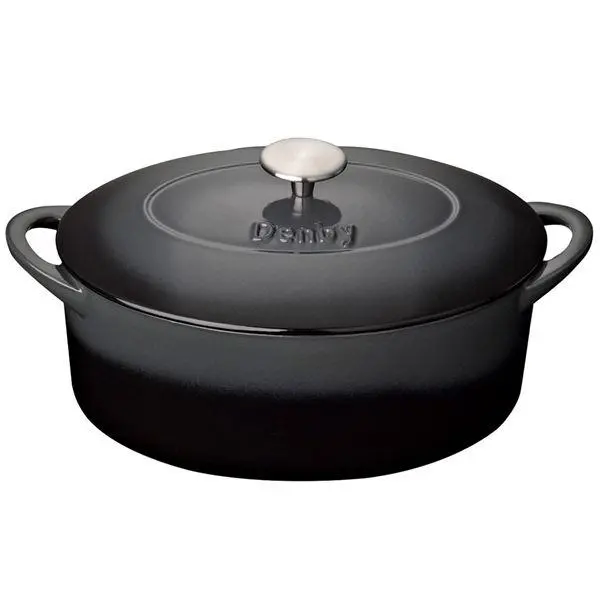 Halo støpejernsgryte 28 cm svart