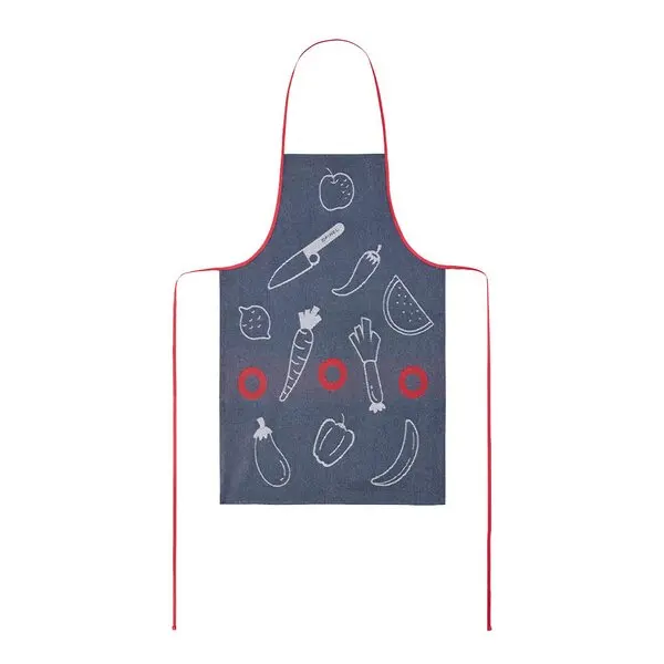 Petit Chef forkle barn bomull blå
