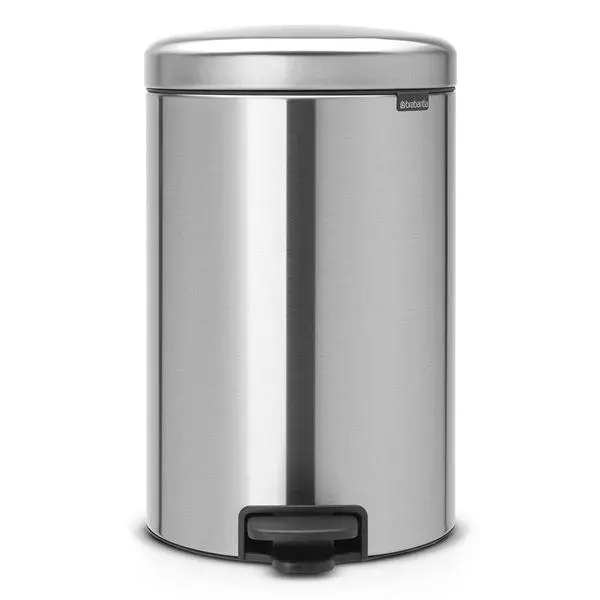 NewIcon pedalbøtte 20L børstet stål FPP