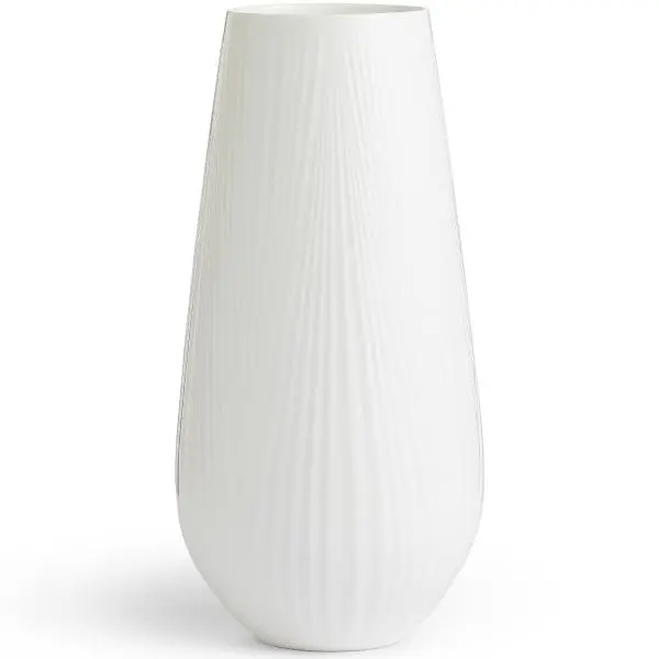 White Folia vase 30 cm
