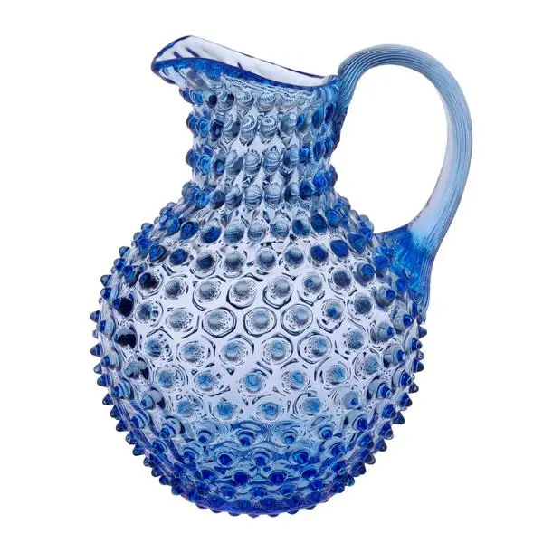 Hobnail karaffel 2L light blue