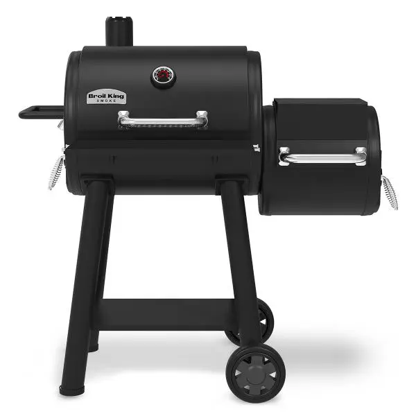 Offset Smoker 400 kullgrill svart