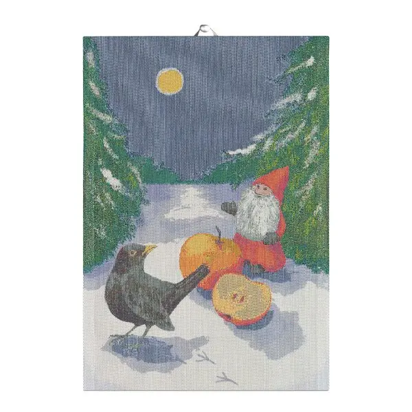 Vinteräpple håndkle 35x50 cm