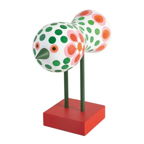 Birds 1967 no 6 16 cm rød/grønn