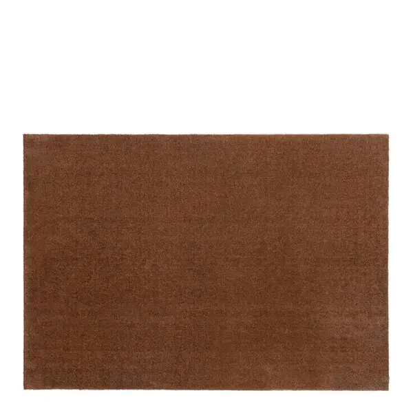Unicolor gulvmatte 130x90 cm cognac