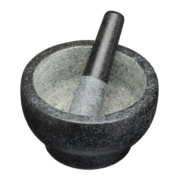 Morter med pistill 20 cm granitt