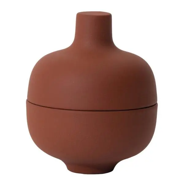 Sand Secrets skål 8 cm red clay