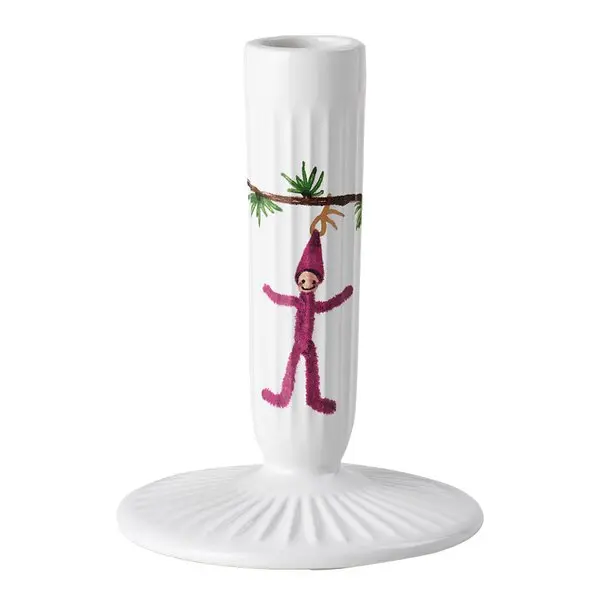 Hammershøi Christmas lysestake 12 cm hvit